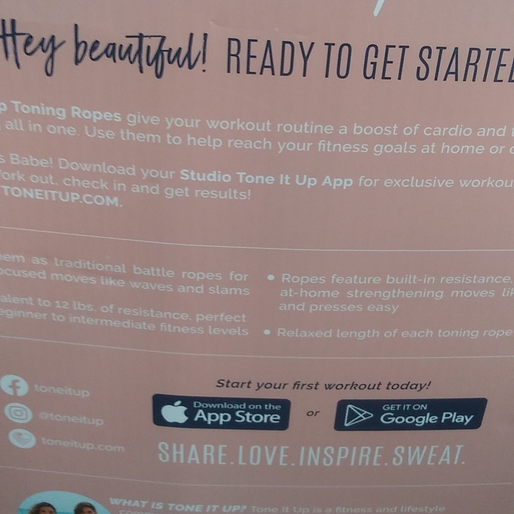 Tone It Up Toning Ropes. - Picture 5 of 6